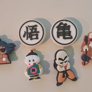 Dragon Ball Z Cartoon Character Shoe Charms 6 Pk